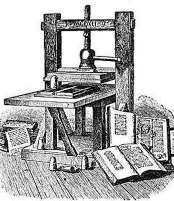  phát minh máy in Johann Gutenberg (1430)